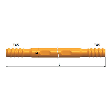 T45（13/4″）equipment for long-hole drilling